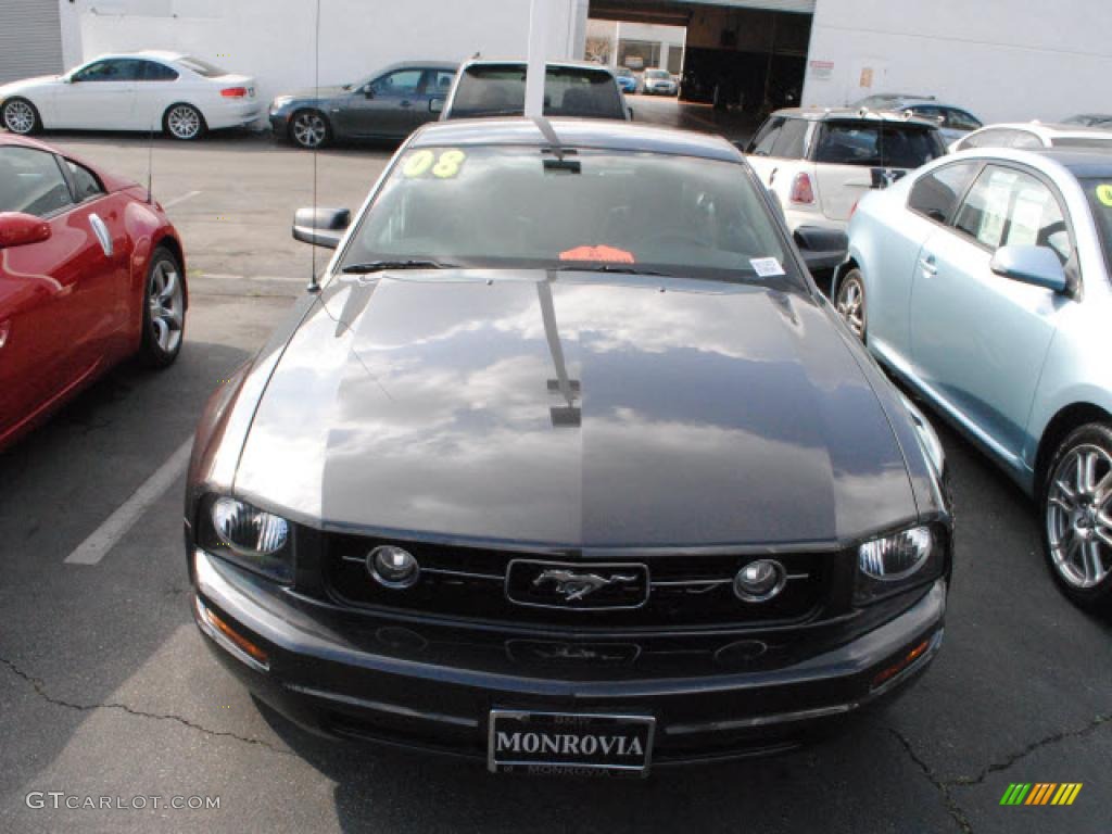 2008 Mustang V6 Premium Coupe - Alloy Metallic / Dark Charcoal photo #23