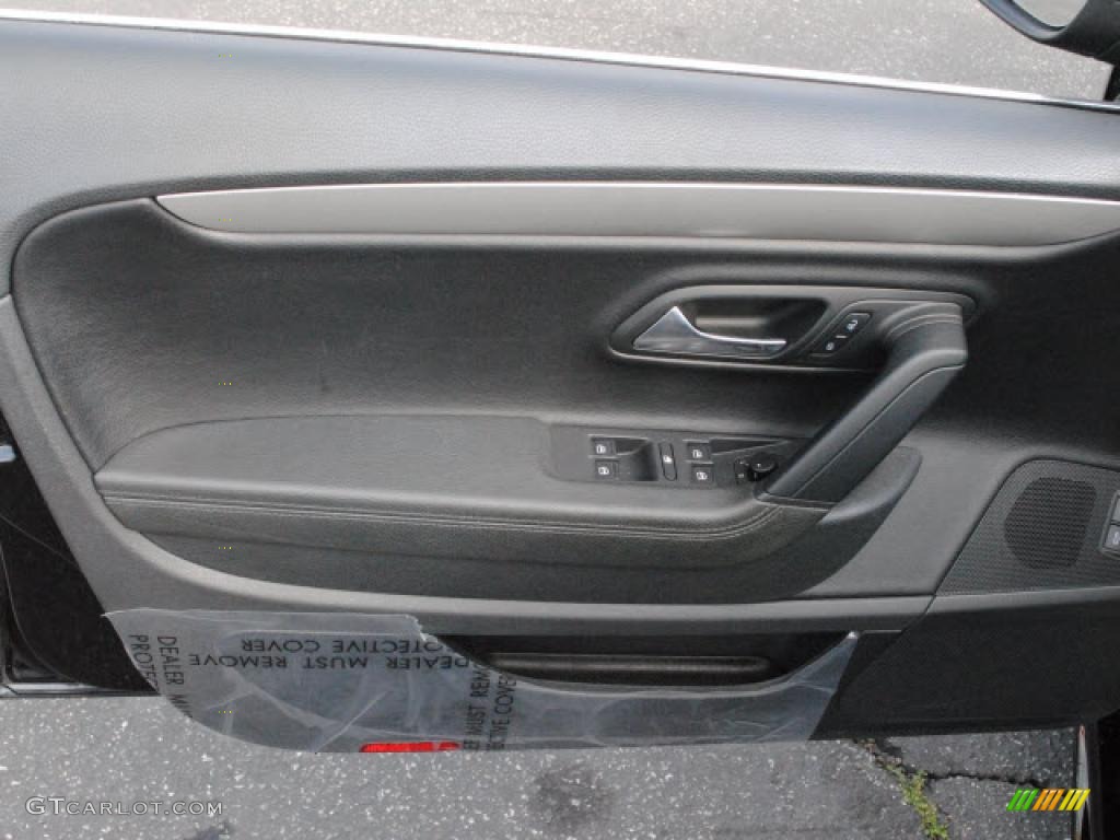 2010 Volkswagen CC Sport Black Door Panel Photo #45036645