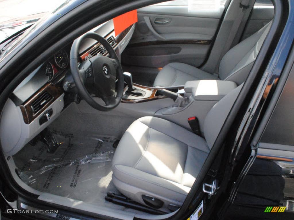 Gray Dakota Leather Interior 2010 BMW 3 Series 328i Sedan Photo #45036957