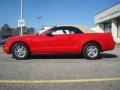 2007 Torch Red Ford Mustang V6 Deluxe Convertible  photo #26