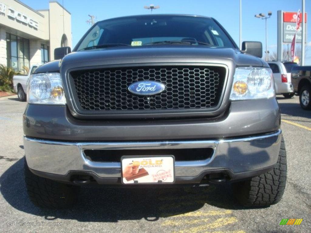 2006 F150 XLT SuperCab 4x4 - Dark Shadow Grey Metallic / Medium/Dark Flint photo #8