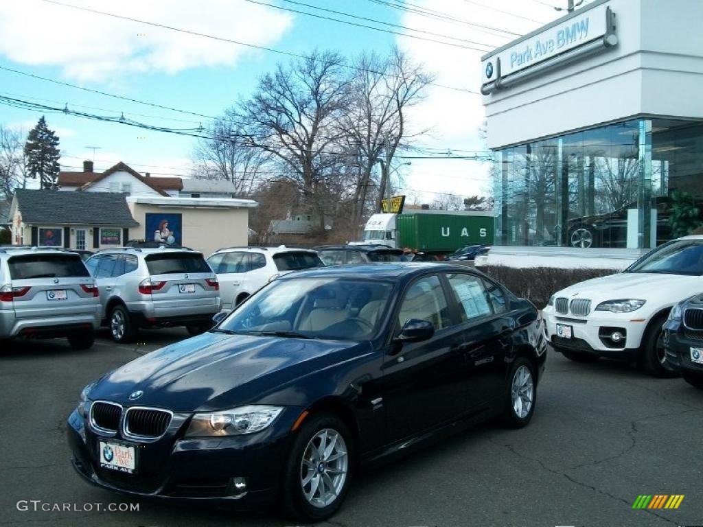 2010 3 Series 328i xDrive Sedan - Monaco Blue Metallic / Beige photo #1