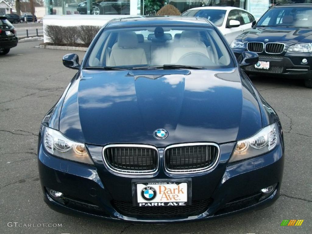 2010 3 Series 328i xDrive Sedan - Monaco Blue Metallic / Beige photo #2