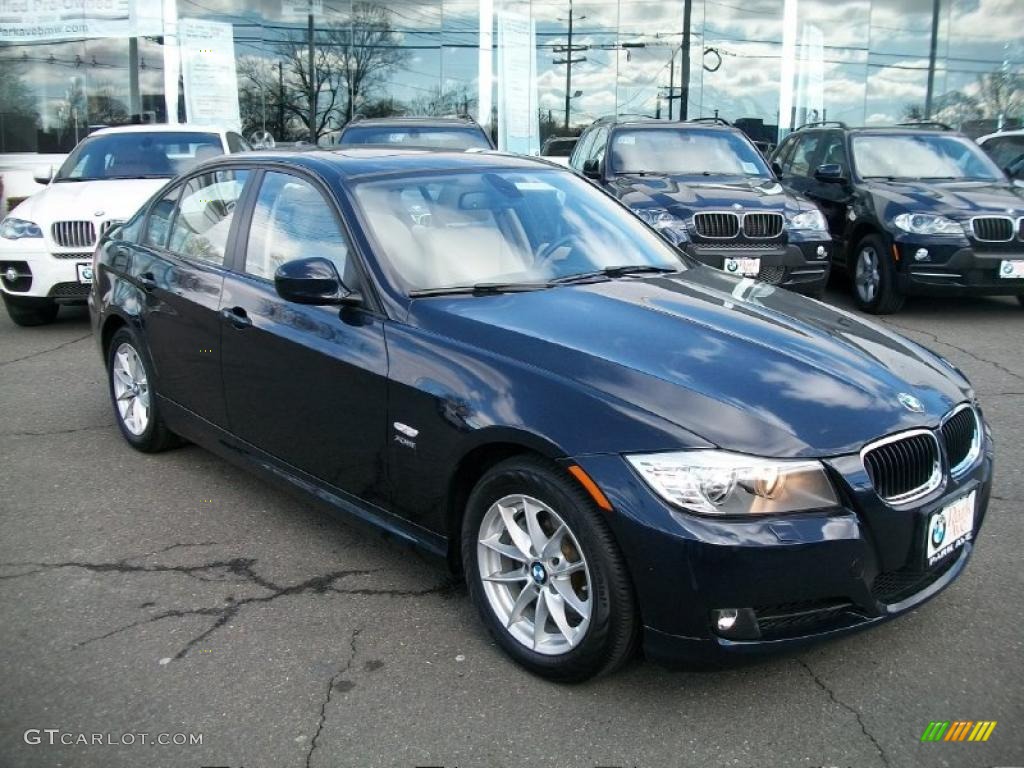 2010 3 Series 328i xDrive Sedan - Monaco Blue Metallic / Beige photo #3