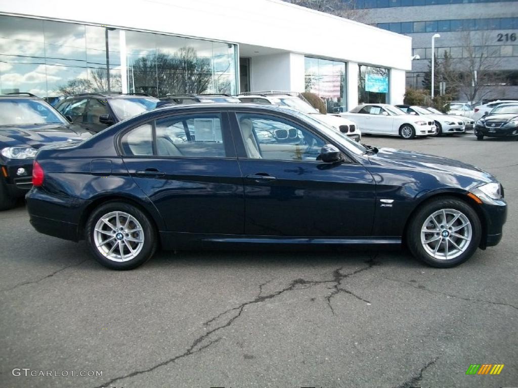 2010 3 Series 328i xDrive Sedan - Monaco Blue Metallic / Beige photo #4