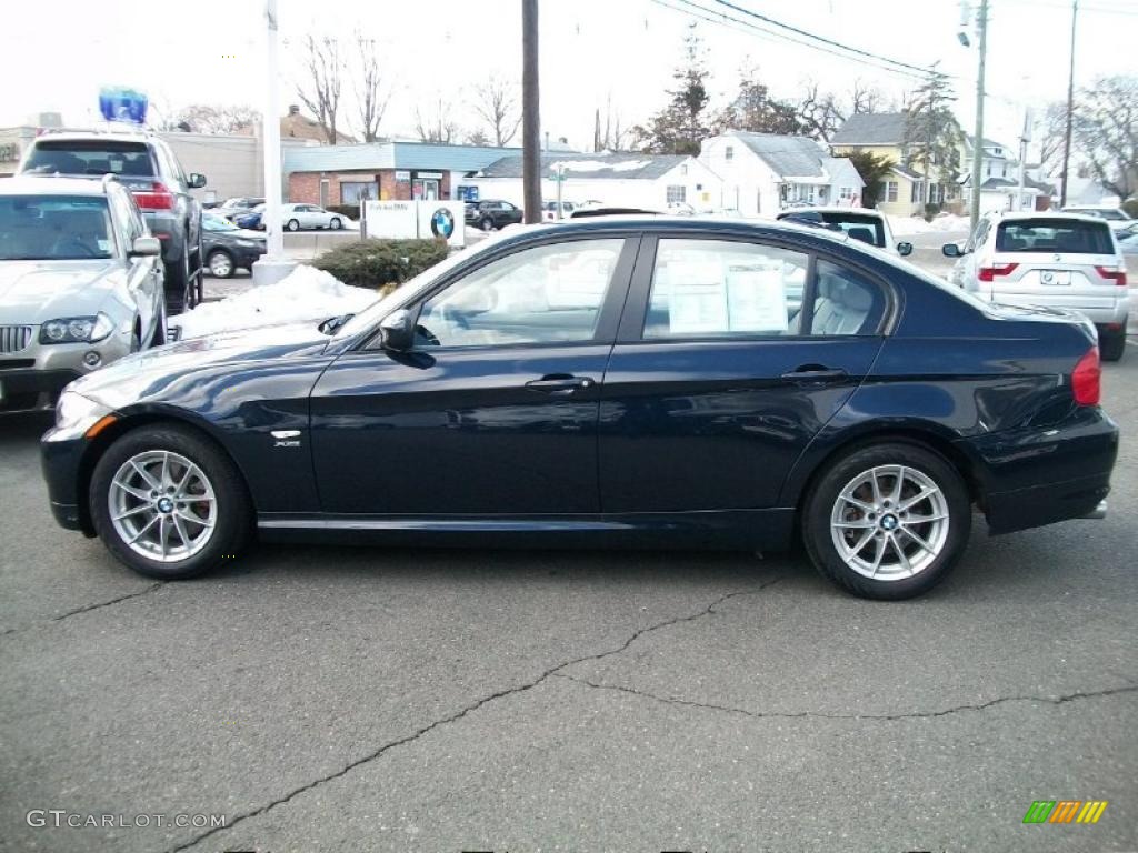 2010 3 Series 328i xDrive Sedan - Monaco Blue Metallic / Beige photo #8