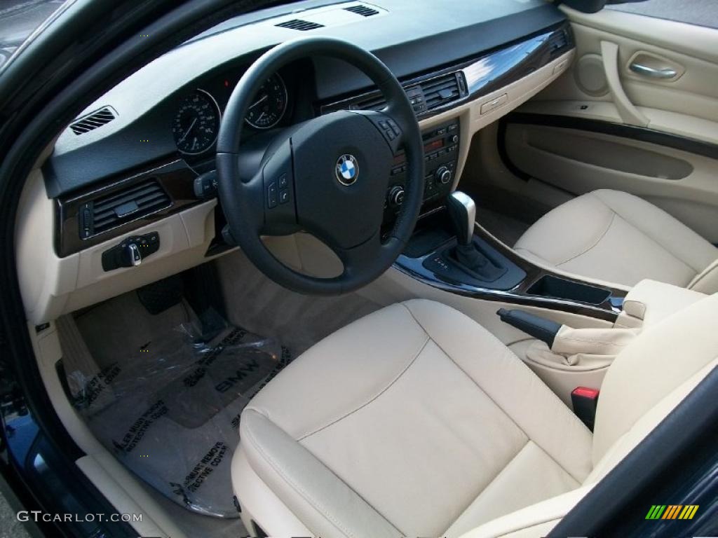 2010 3 Series 328i xDrive Sedan - Monaco Blue Metallic / Beige photo #10