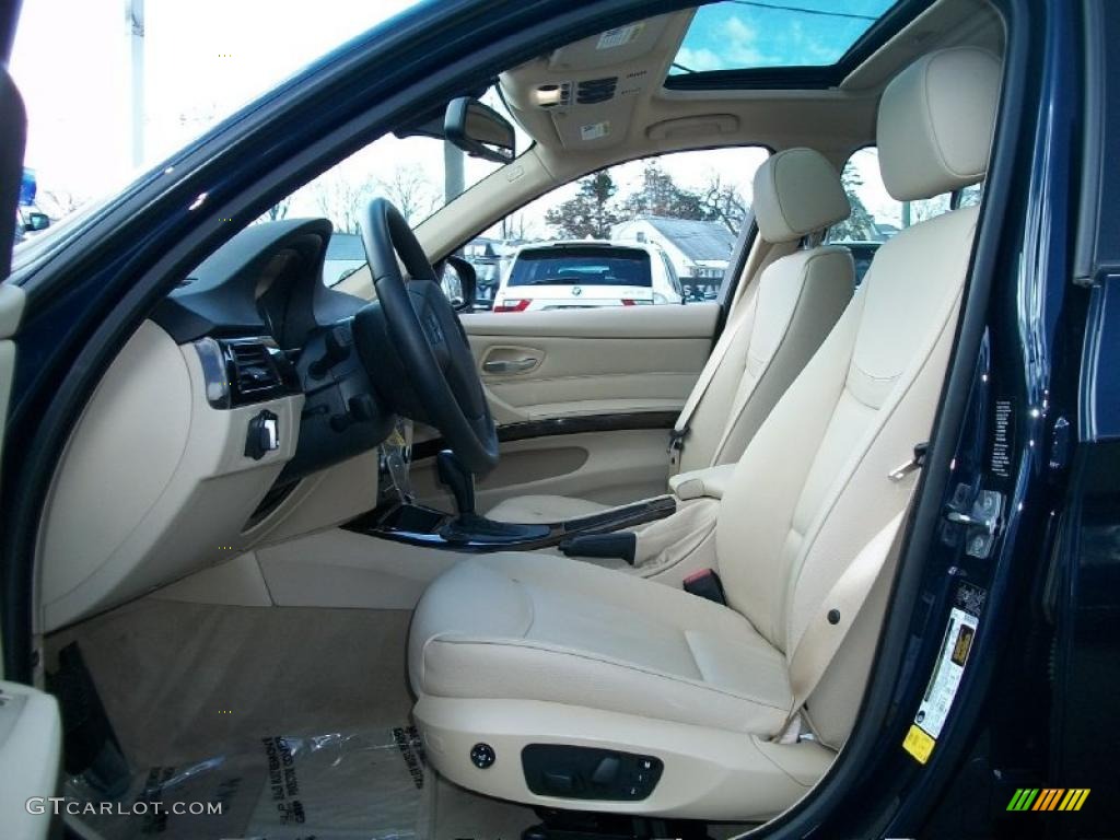 2010 3 Series 328i xDrive Sedan - Monaco Blue Metallic / Beige photo #12