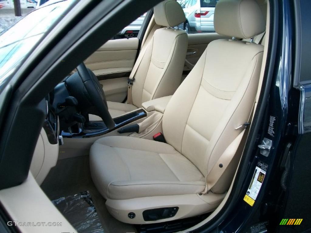 2010 3 Series 328i xDrive Sedan - Monaco Blue Metallic / Beige photo #13