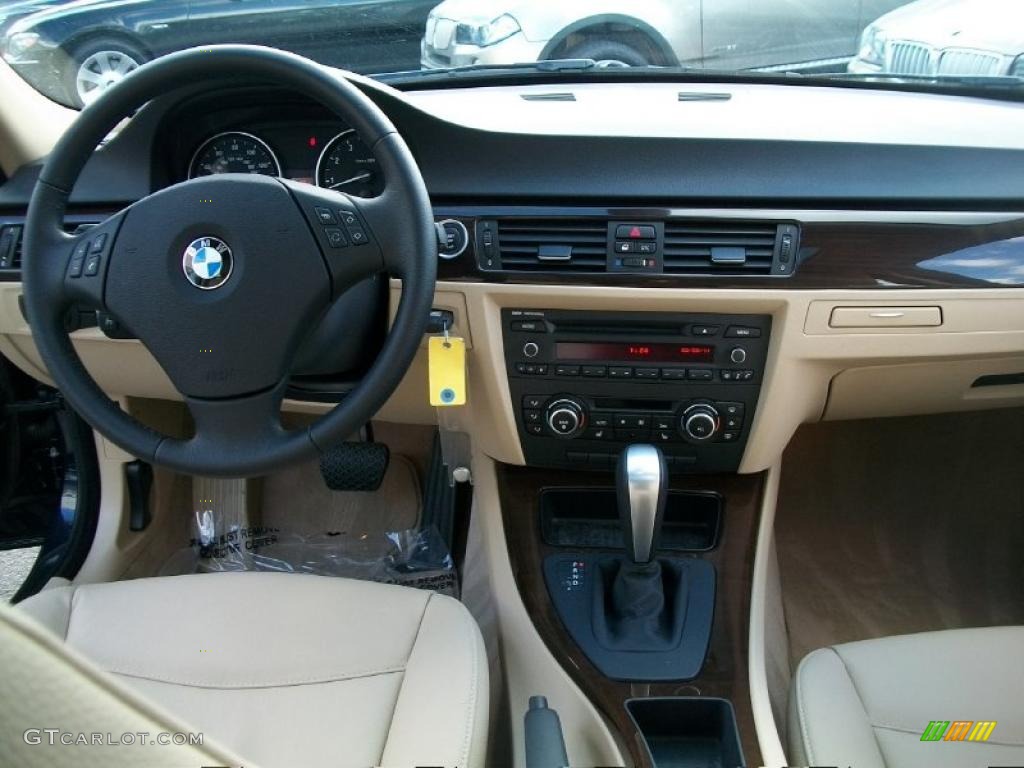 2010 3 Series 328i xDrive Sedan - Monaco Blue Metallic / Beige photo #14