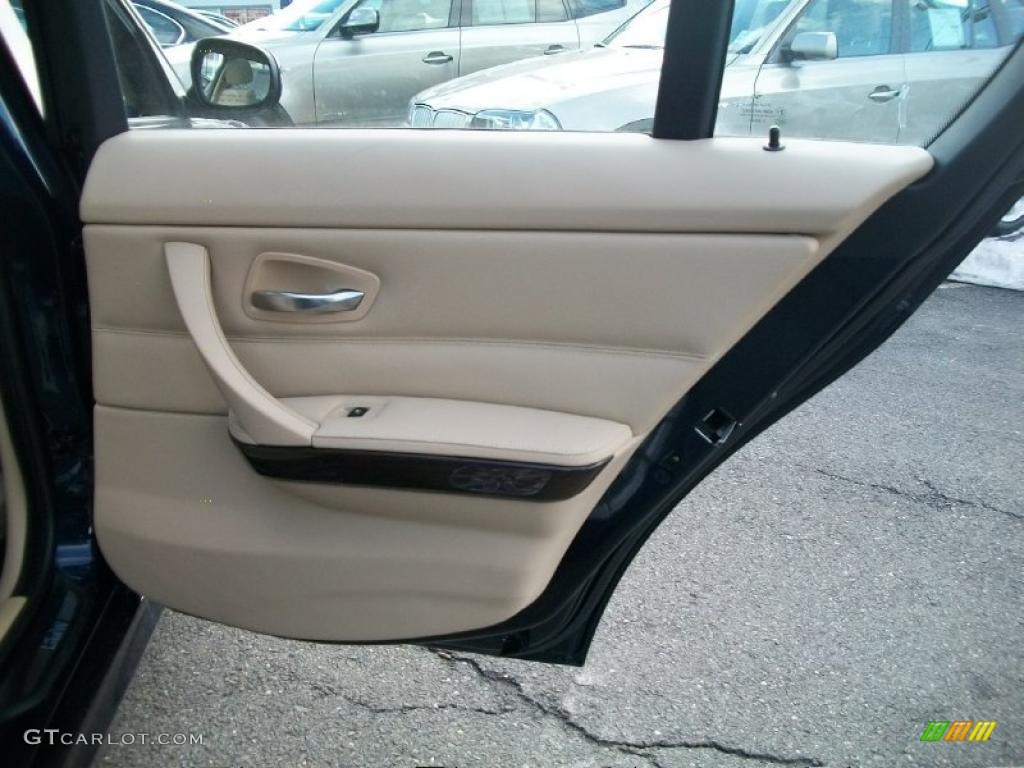 2010 3 Series 328i xDrive Sedan - Monaco Blue Metallic / Beige photo #24