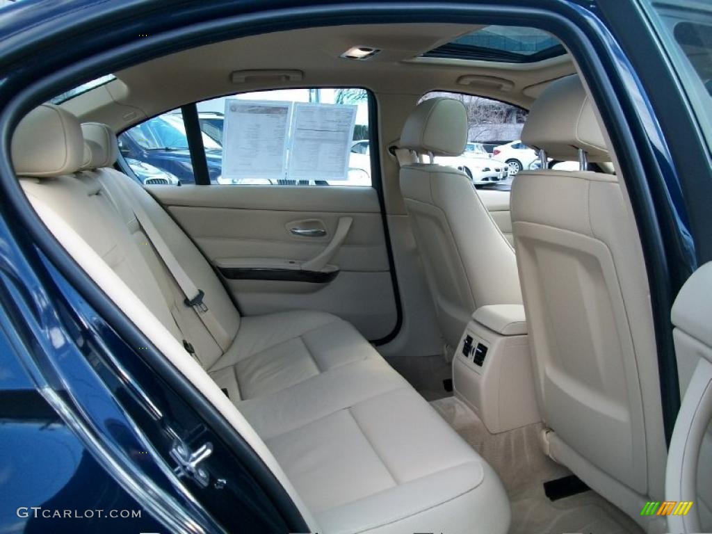 2010 3 Series 328i xDrive Sedan - Monaco Blue Metallic / Beige photo #25