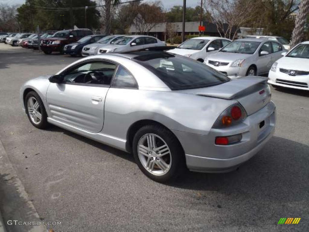 2003 Eclipse GT Coupe - Sterling Silver Metallic / Midnight photo #3