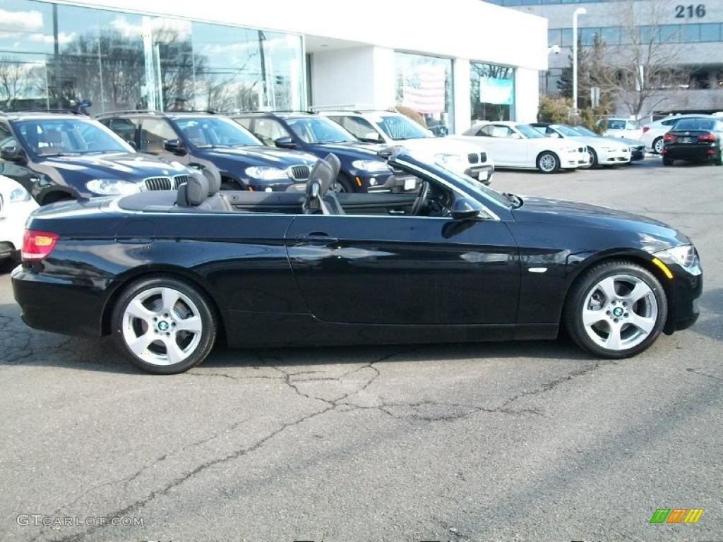 2008 3 Series 328i Convertible - Jet Black / Black photo #4