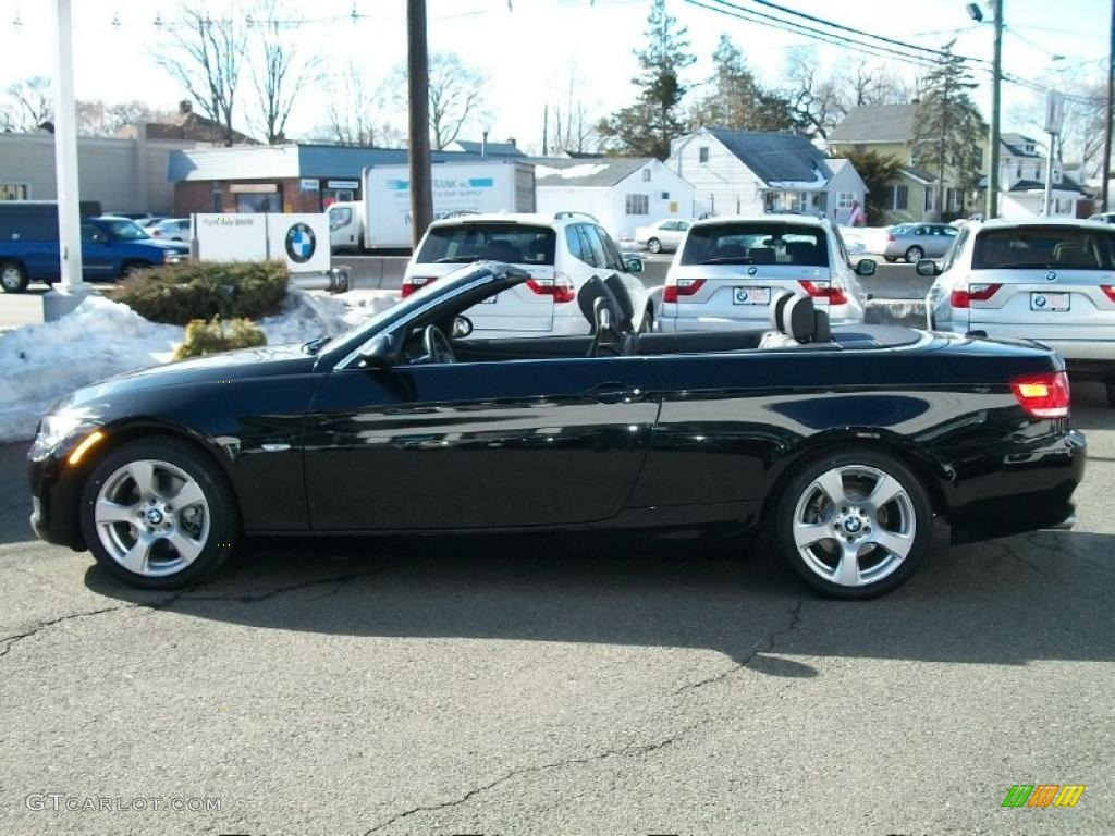 2008 3 Series 328i Convertible - Jet Black / Black photo #7