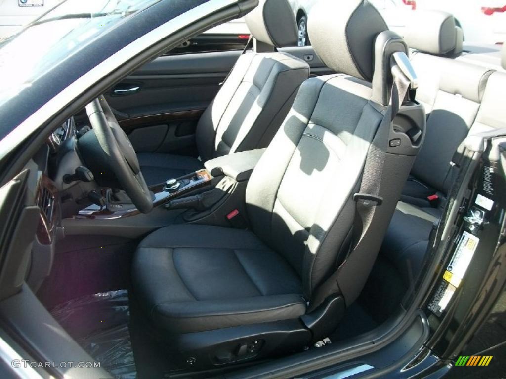 2008 3 Series 328i Convertible - Jet Black / Black photo #12