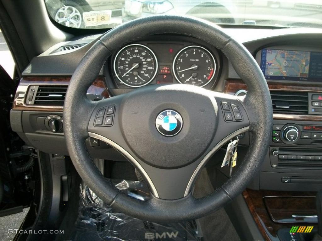 2008 3 Series 328i Convertible - Jet Black / Black photo #14