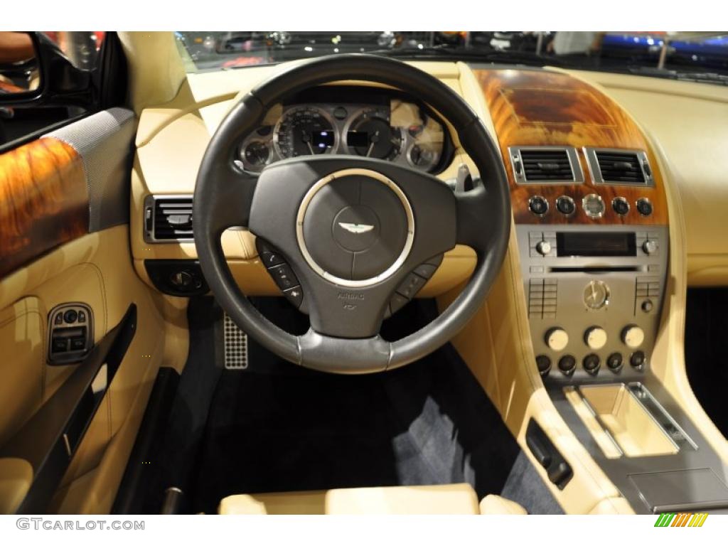 2006 DB9 Volante - Dark Blue Metallic / Sandstorm photo #3