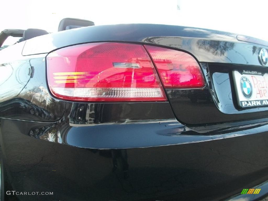 2008 3 Series 328i Convertible - Jet Black / Black photo #23