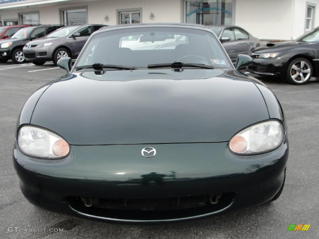 Emerald Green Mica 1999 Mazda MX-5 Miata Roadster Exterior Photo #45042433