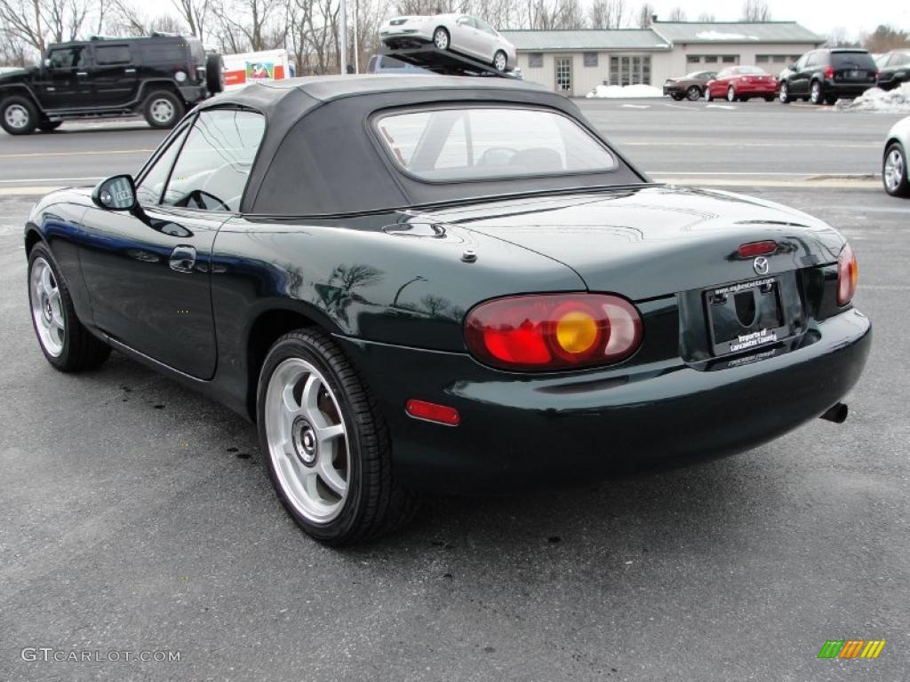 1999 MX-5 Miata Roadster - Emerald Green Mica / Black photo #5