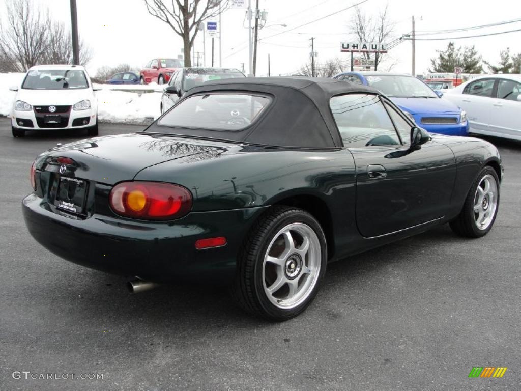 1999 MX-5 Miata Roadster - Emerald Green Mica / Black photo #7