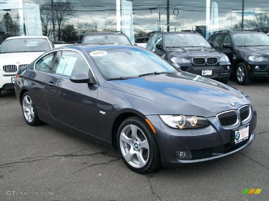 2008 3 Series 328xi Coupe - Sparkling Graphite Metallic / Gray photo #3