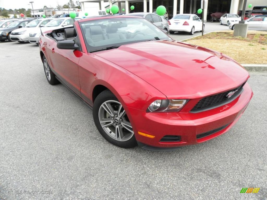 Red Candy Metallic Ford Mustang