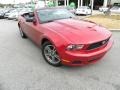 2010 Red Candy Metallic Ford Mustang V6 Premium Convertible  photo #1