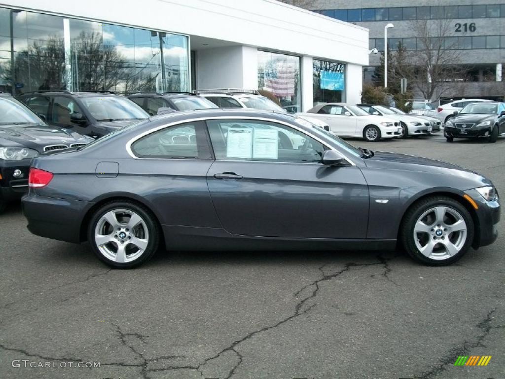 2008 3 Series 328xi Coupe - Sparkling Graphite Metallic / Gray photo #4
