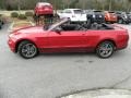 2010 Red Candy Metallic Ford Mustang V6 Premium Convertible  photo #2