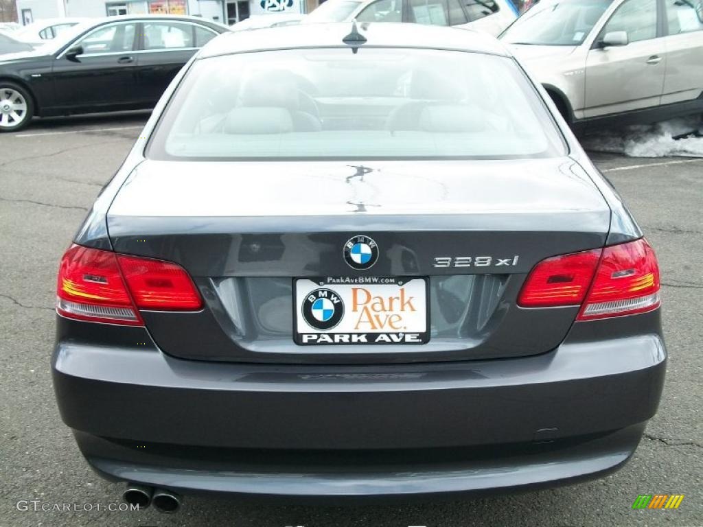 2008 3 Series 328xi Coupe - Sparkling Graphite Metallic / Gray photo #6