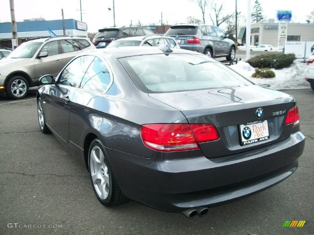 2008 3 Series 328xi Coupe - Sparkling Graphite Metallic / Gray photo #7