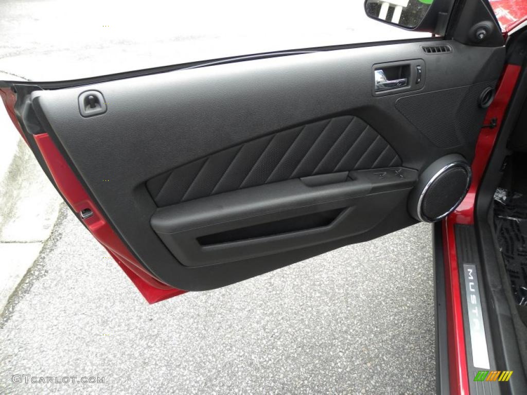2010 Mustang V6 Premium Convertible - Red Candy Metallic / Charcoal Black photo #6
