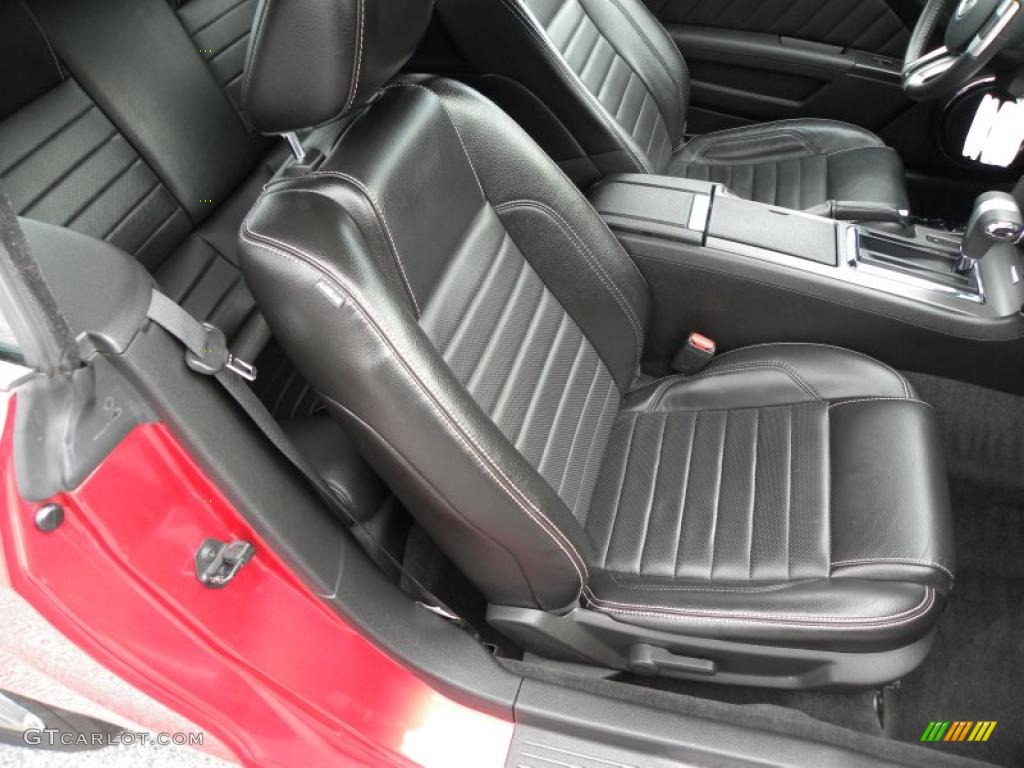 2010 Mustang V6 Premium Convertible - Red Candy Metallic / Charcoal Black photo #7