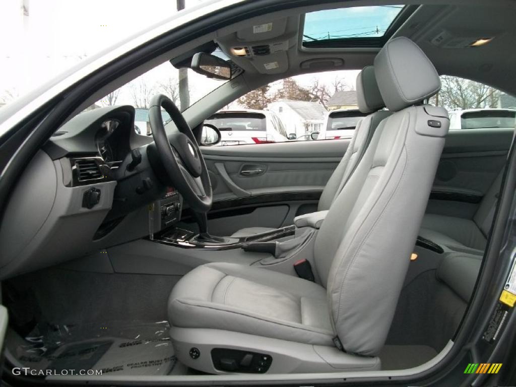2008 3 Series 328xi Coupe - Sparkling Graphite Metallic / Gray photo #12