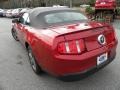 2010 Red Candy Metallic Ford Mustang V6 Premium Convertible  photo #12