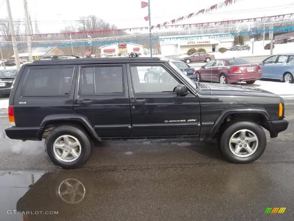 Black 1998 Jeep Cherokee Classic 4x4 Exterior Photo #45043181