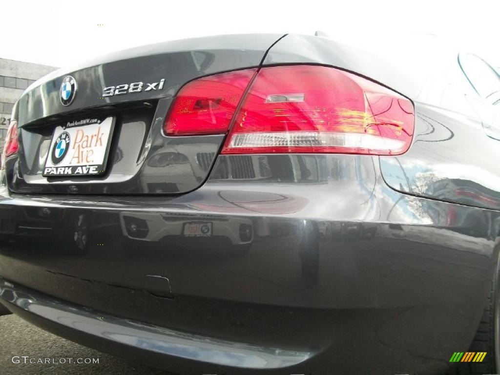 2008 3 Series 328xi Coupe - Sparkling Graphite Metallic / Gray photo #23