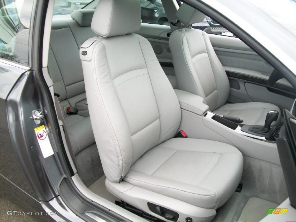 2008 3 Series 328xi Coupe - Sparkling Graphite Metallic / Gray photo #29