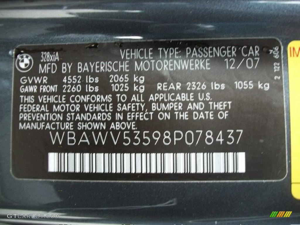 2008 3 Series 328xi Coupe - Sparkling Graphite Metallic / Gray photo #34