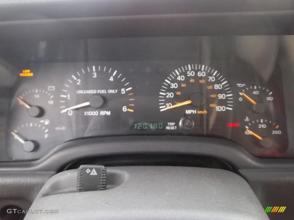 1998 Jeep Cherokee Classic 4x4 Gauges Photo #45043521