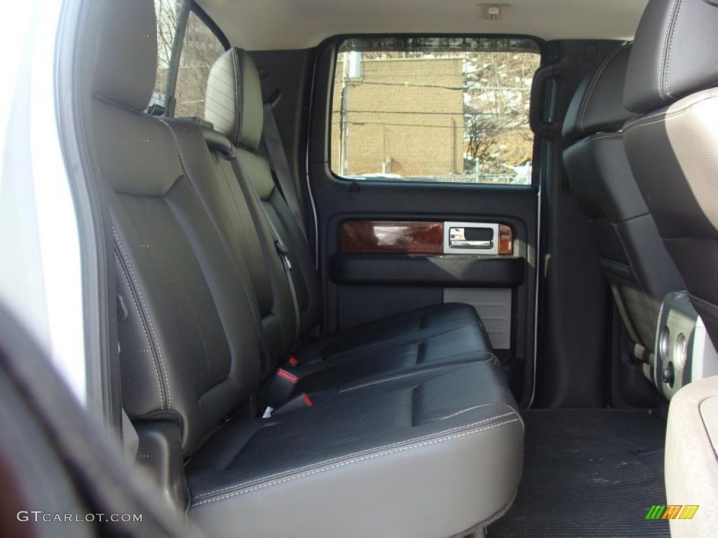 2010 F150 Lariat SuperCrew 4x4 - Ingot Silver Metallic / Black photo #10
