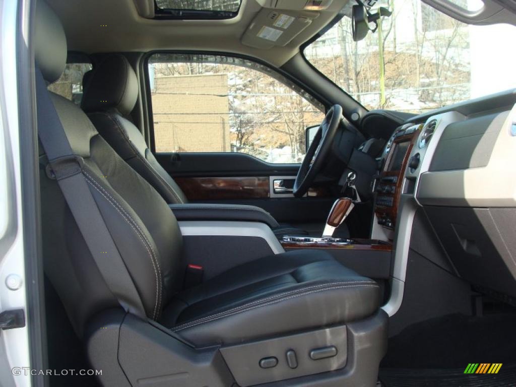2010 F150 Lariat SuperCrew 4x4 - Ingot Silver Metallic / Black photo #12