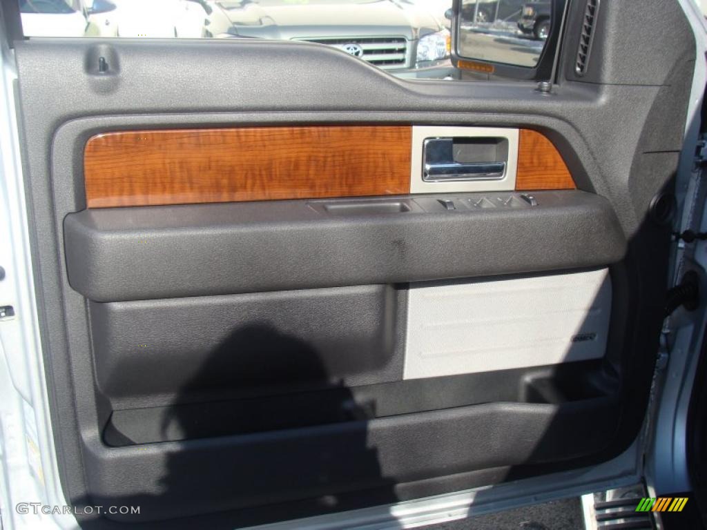 2010 F150 Lariat SuperCrew 4x4 - Ingot Silver Metallic / Black photo #15