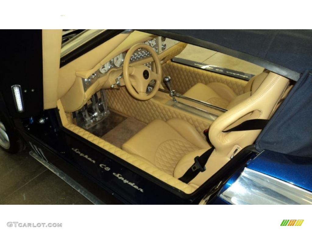 Ivory Beige Interior 2006 Spyker C8 Spyder Convertible Photo #45047169