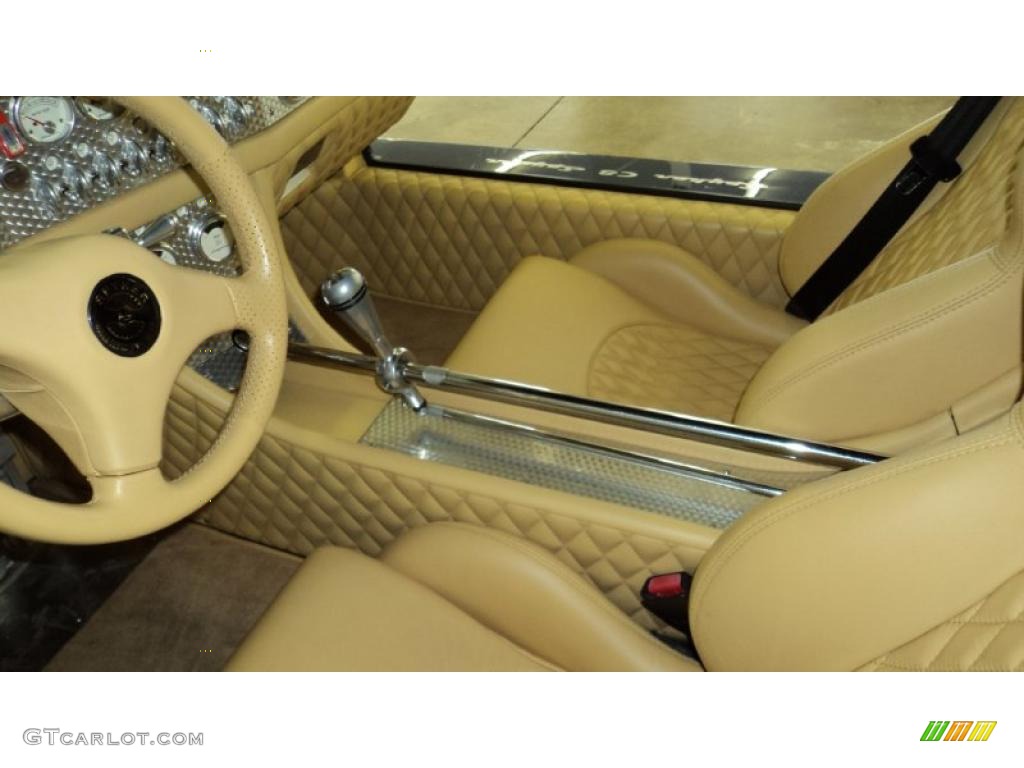Ivory Beige Interior 2006 Spyker C8 Spyder Convertible Photo #45047201