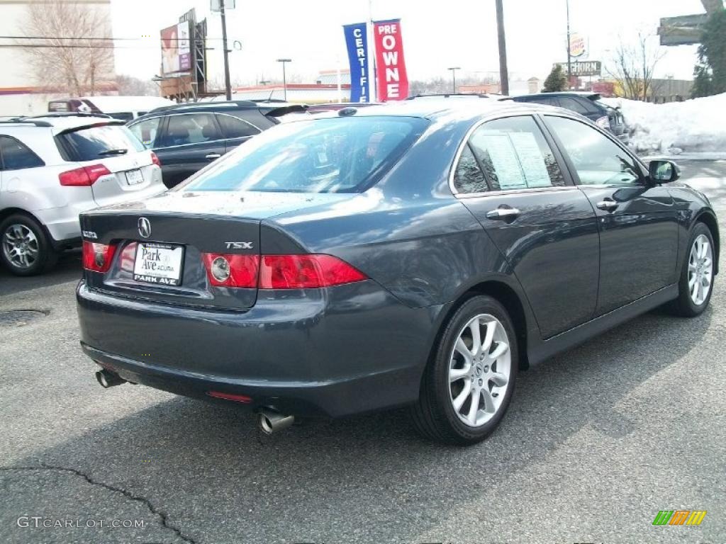 2008 TSX Sedan - Carbon Gray Pearl / Quartz Gray photo #3