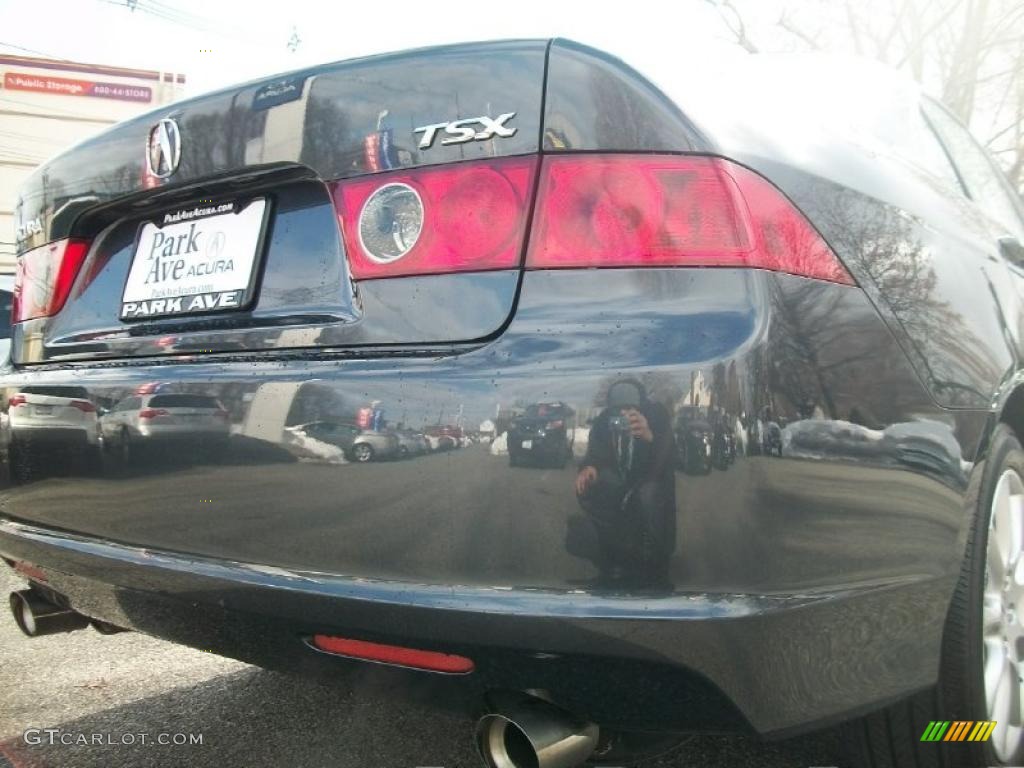 2008 TSX Sedan - Carbon Gray Pearl / Quartz Gray photo #23