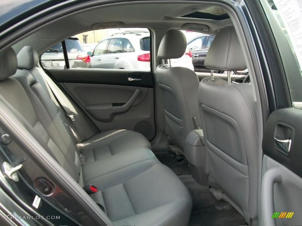 2008 TSX Sedan - Carbon Gray Pearl / Quartz Gray photo #25